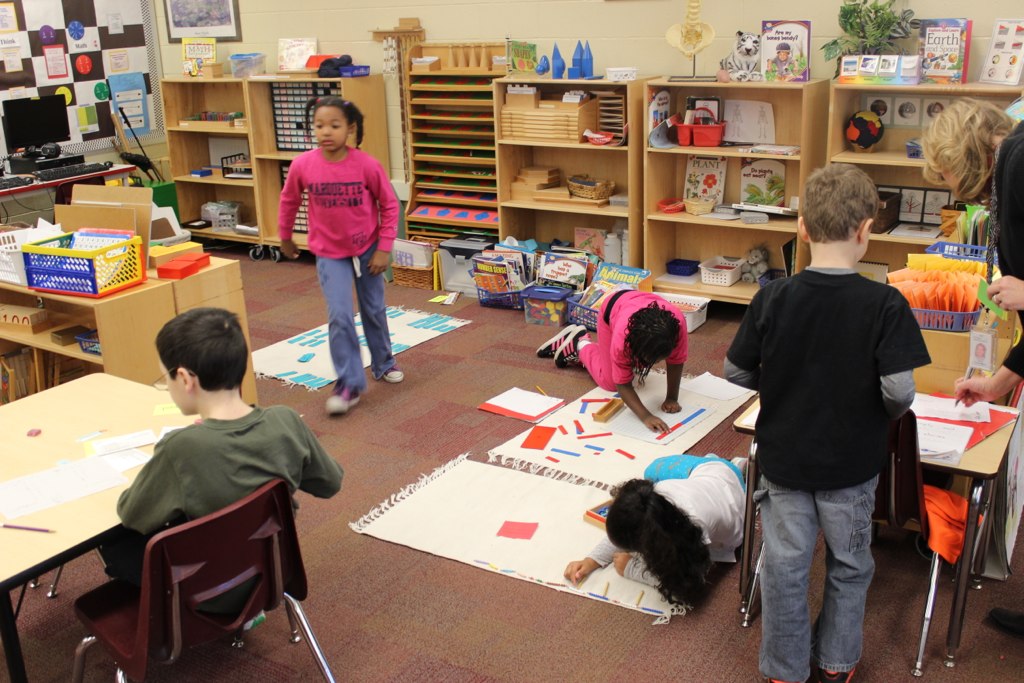 Montessori Classroom Sensory Based Education Activities